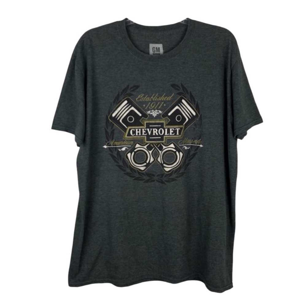 Chevrolet | GM Gray Graphic Tee Size X-Large
